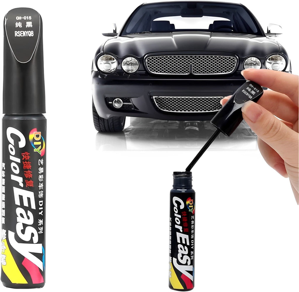 Car Touch Up Paint Black Fill Paint Pen Car Scratch Repair Two-In-One Car Touch Up Paint