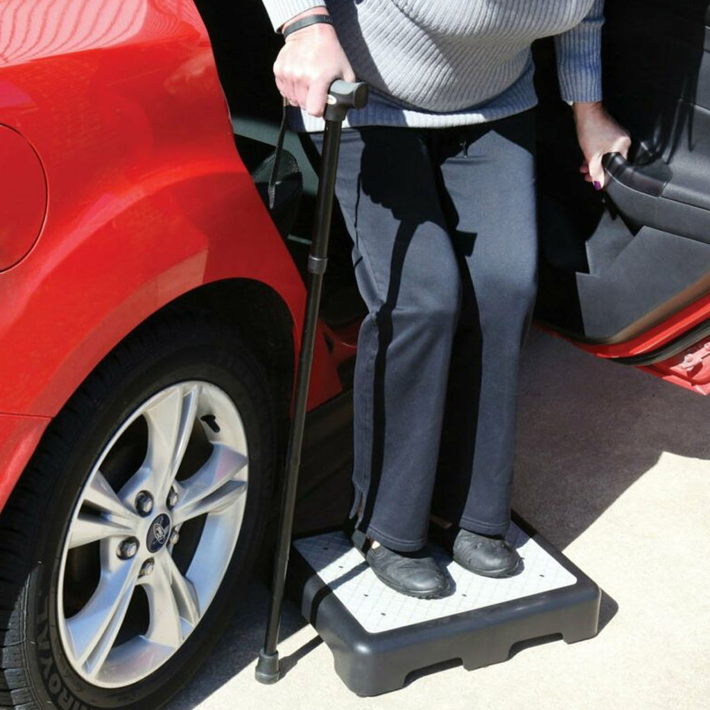 uyoyous 19.7" Wide Platform Safety Half Step – Indoor and Outdoor Mobility Aid for Vehicle, Bedside and Stair Safety