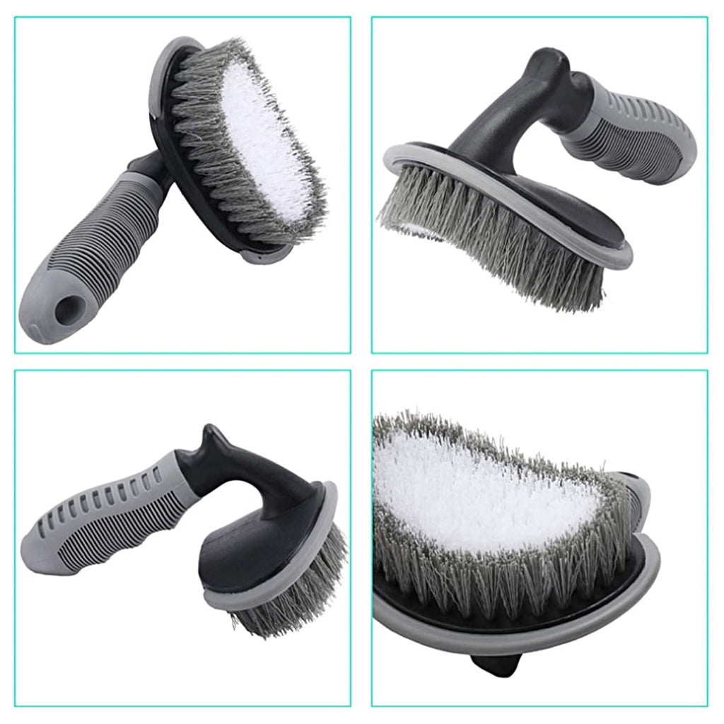 12Pcs Car Wash Tool Cleaning Kit Auto Care Car Wash Cleaning Tools Kit for Cleaning Wheels Interior Exterior Seat Microfiber Car Care Cleaning Set for Trucks Motorcycles RV