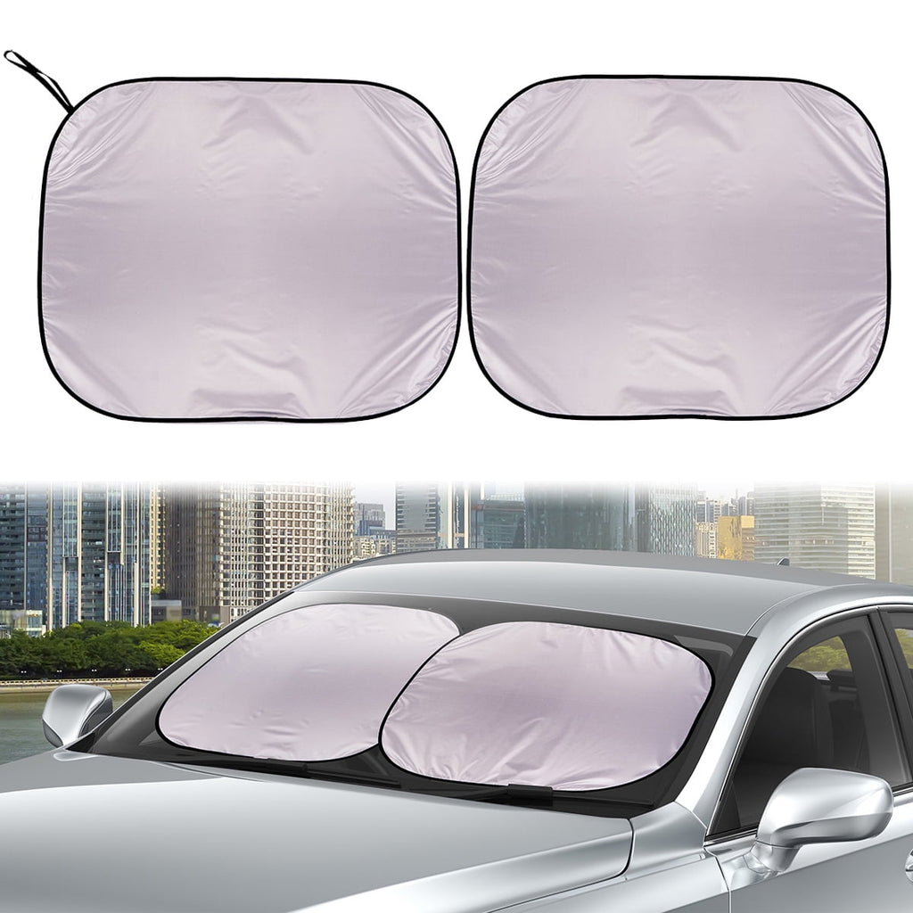 Auto Drive Universal 2 Counts Jumbo ASST Colors Twist Sun Shade ,31.5" x 38"