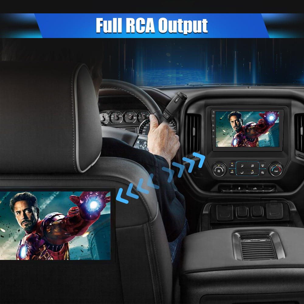 AWESAFE Apply Carplay Car Radio Stereo for Chevrolet Chevy Silverado GMC Sierra 2014-2018 10 Inch Touch Screen Car Video Player Support Car Stereo with Android Auto Gps Bluetooth