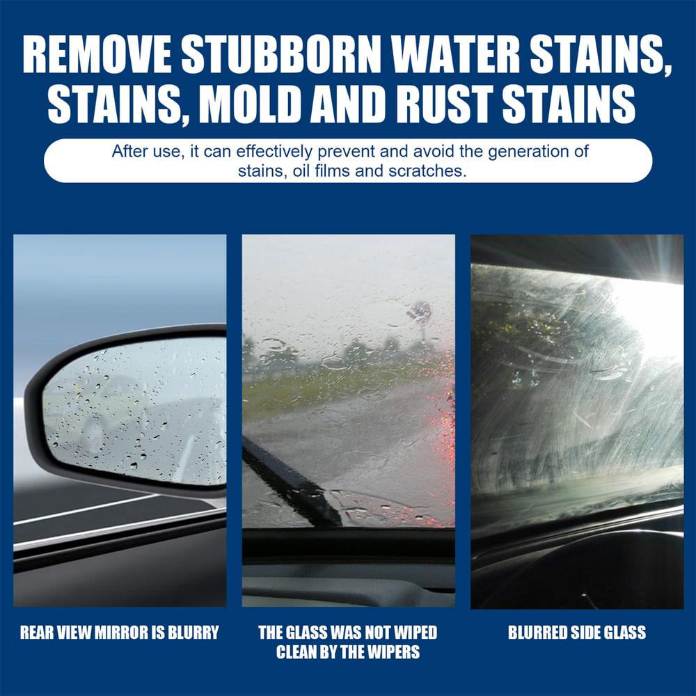 Tohuu Car Glass Polishing Compound Glass Coat Paint Protection 50ml Ceramic Coating Windshield Hydrophobic Protection For Glass With Sponge Car Exterior Restorer Waterless Car Wash. competent