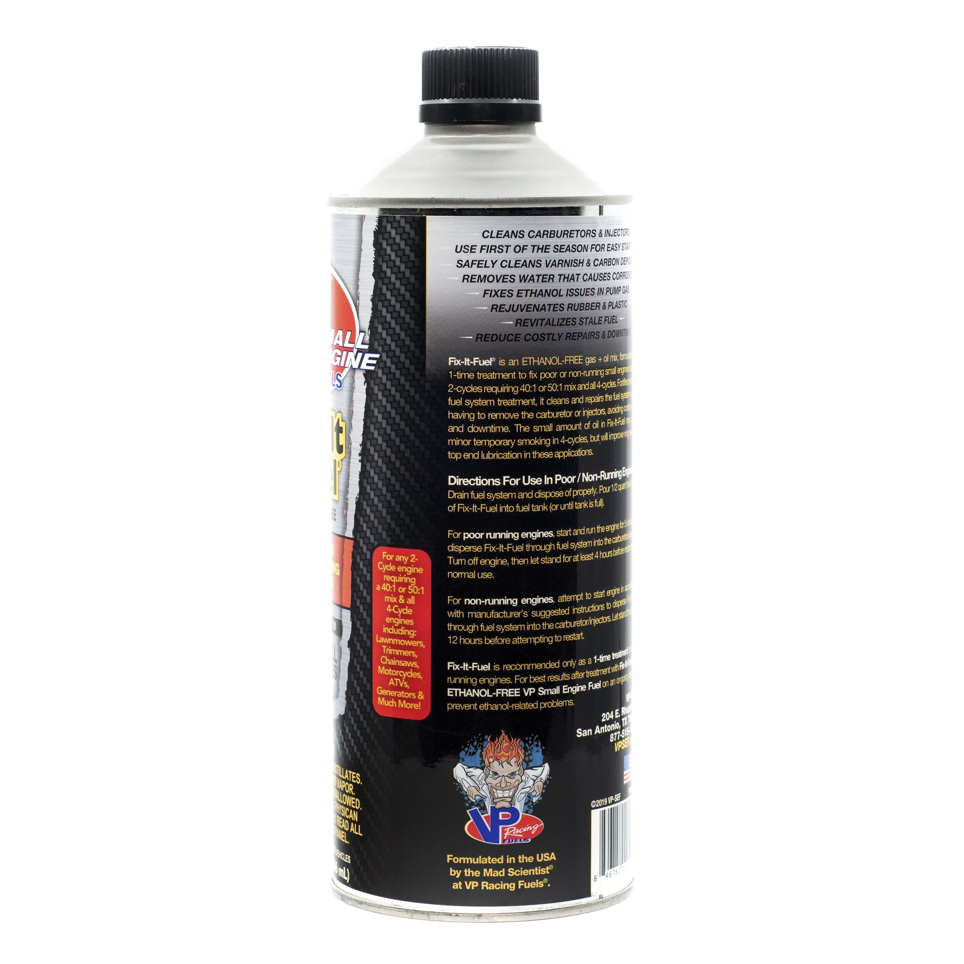 VP Racing Fuels Fix It Fuel Quart Motor Treatment - 6635
