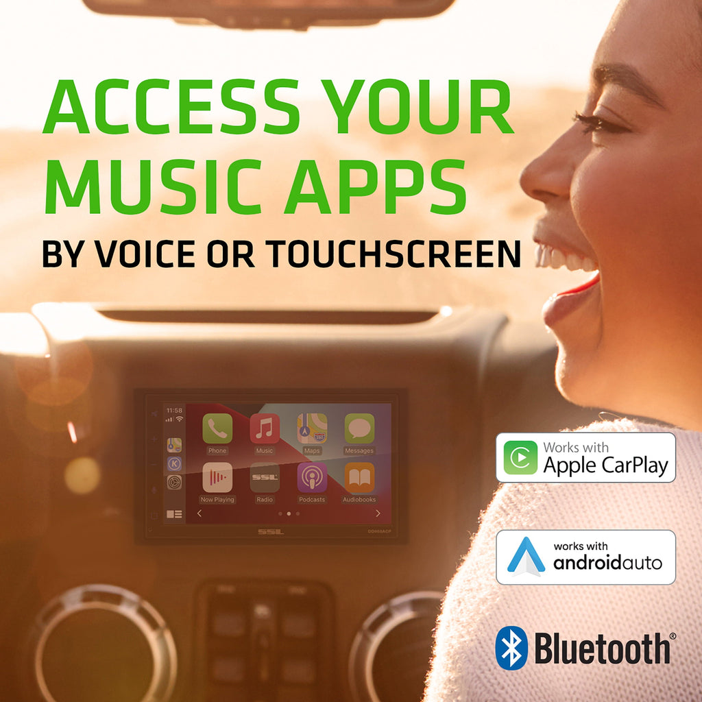 Sound Storm Laboratories DD988ACP 6.75” Apple CarPlay Android Auto Car Player