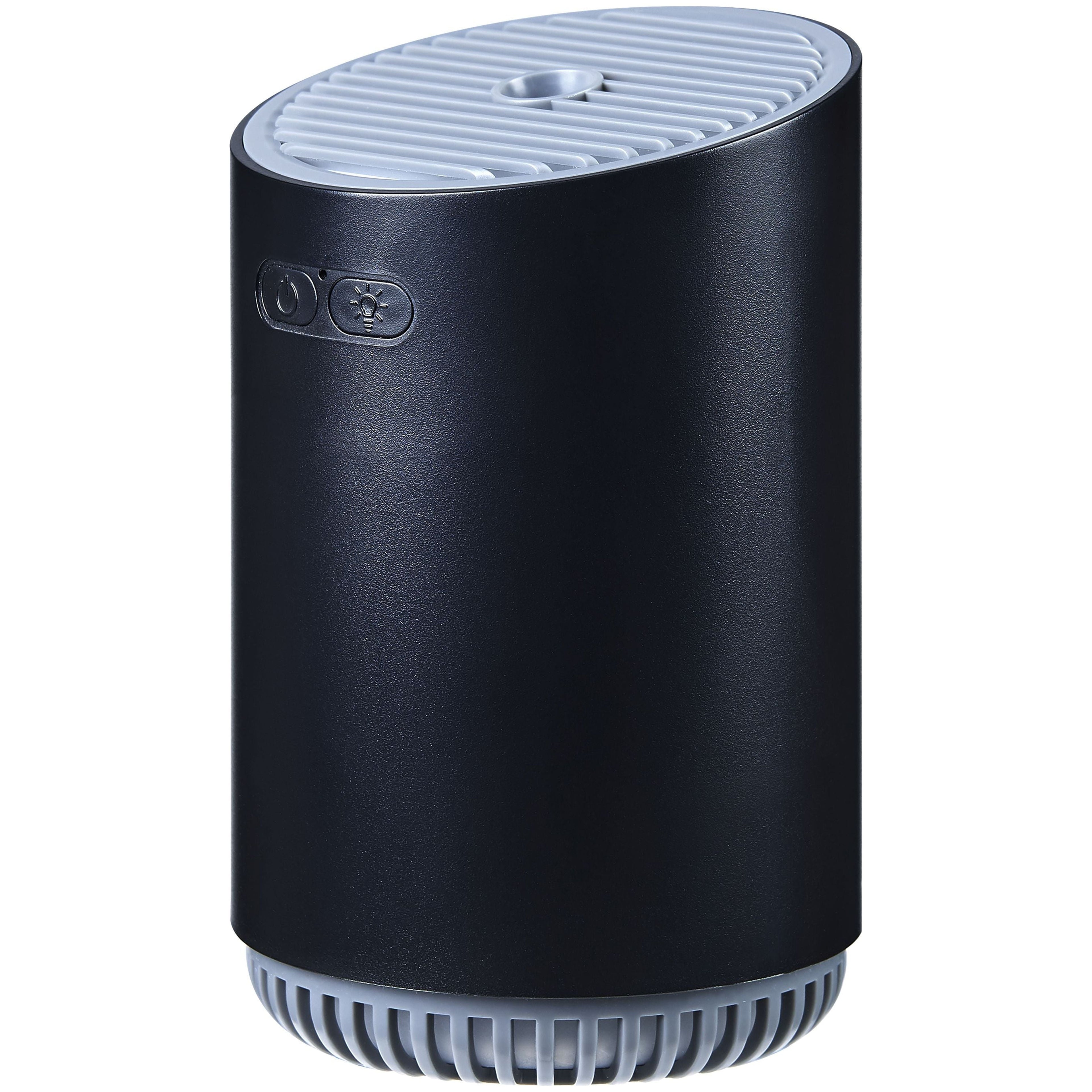 Mainstays Rechargeable Cool Mist Travel Humidifier 320 ml with 7-color LED Lights, MHD-02BLK, Black