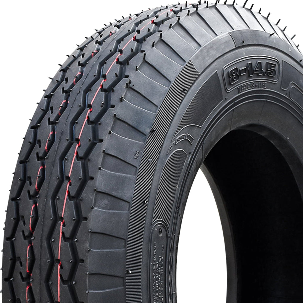 Set of 4 (FOUR) Nama NM519 ST 8-14.5 Load G (14 Ply) Heavy Duty Mobile Home Trailer Tires
