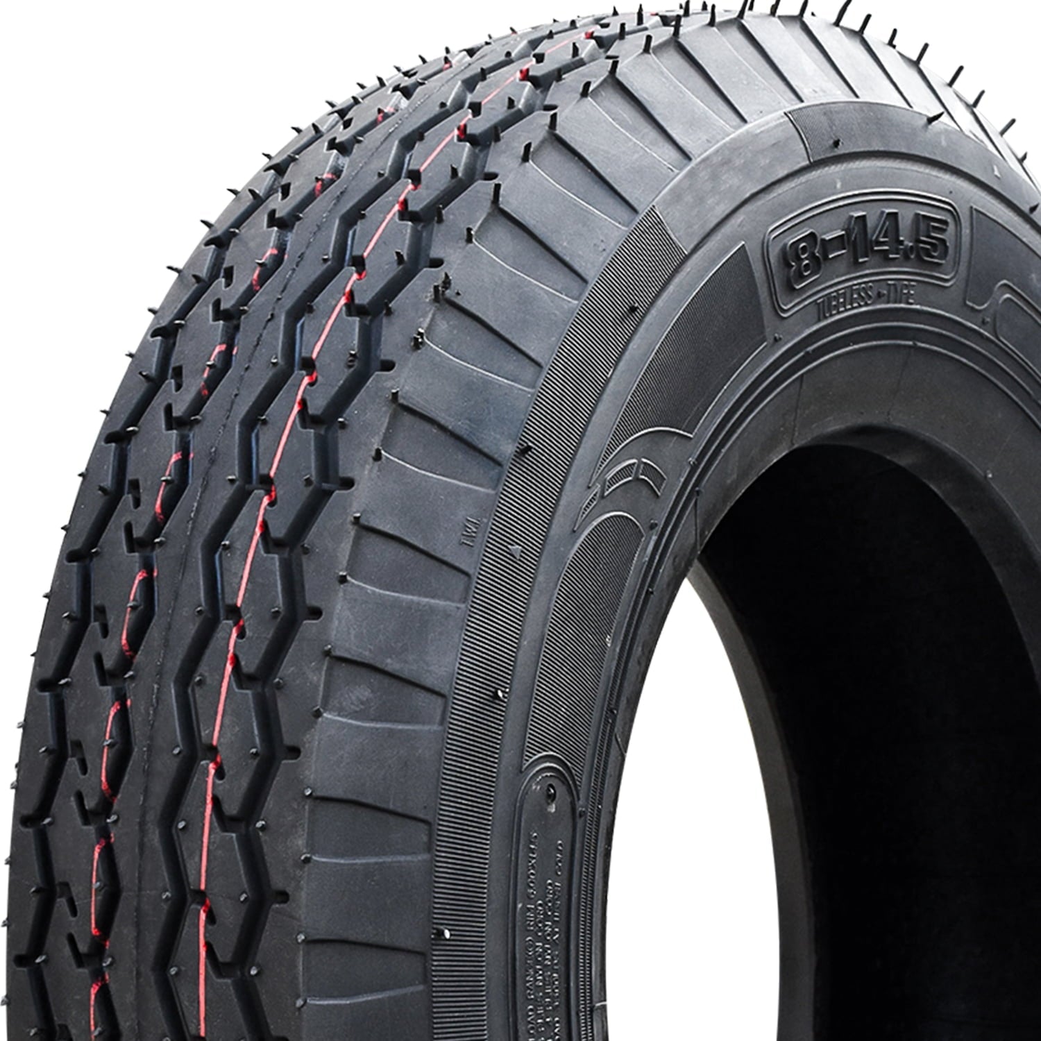 Set of 4 (FOUR) Nama NM519 ST 8-14.5 Load G (14 Ply) Heavy Duty Mobile Home Trailer Tires