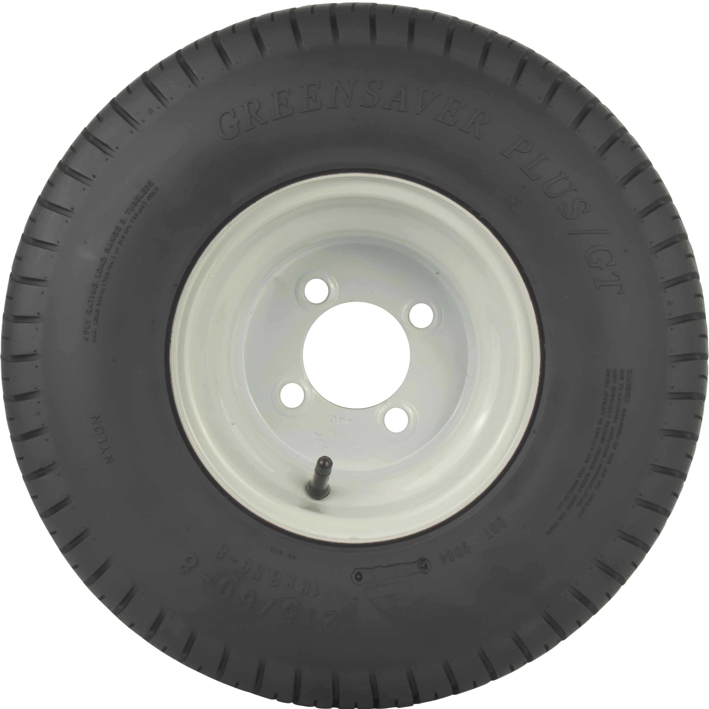 Greenball Greensaver Plus GT 205/50-10 4-Ply Rated Golf Cart Tire (Tire Only No Wheel)