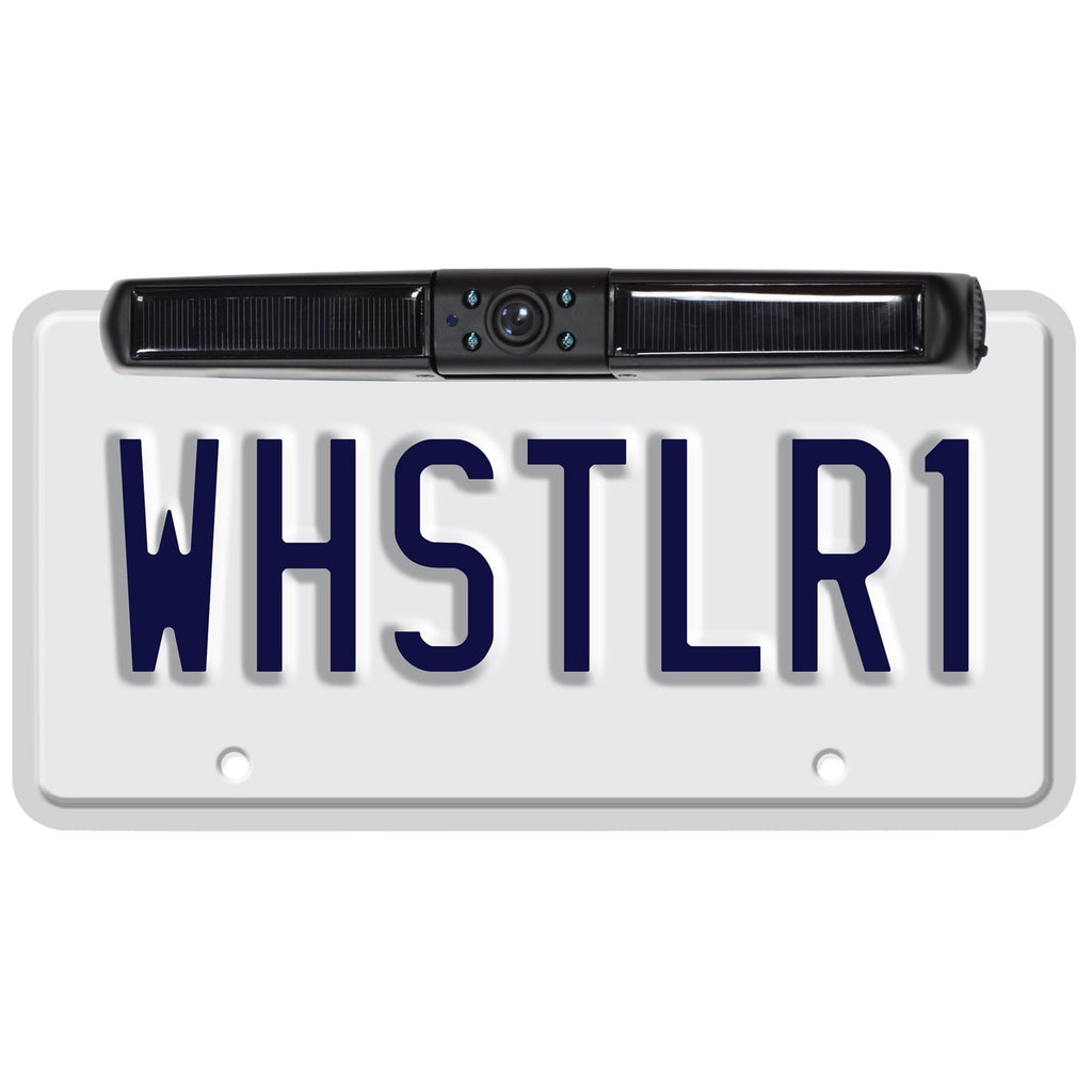 Whistler Wireless Backup Camera, WBU-800, Easy DIY Install, No Drilling or Hardwiring, 4.3" Monitor, Solar Recharging, Weather Resistant