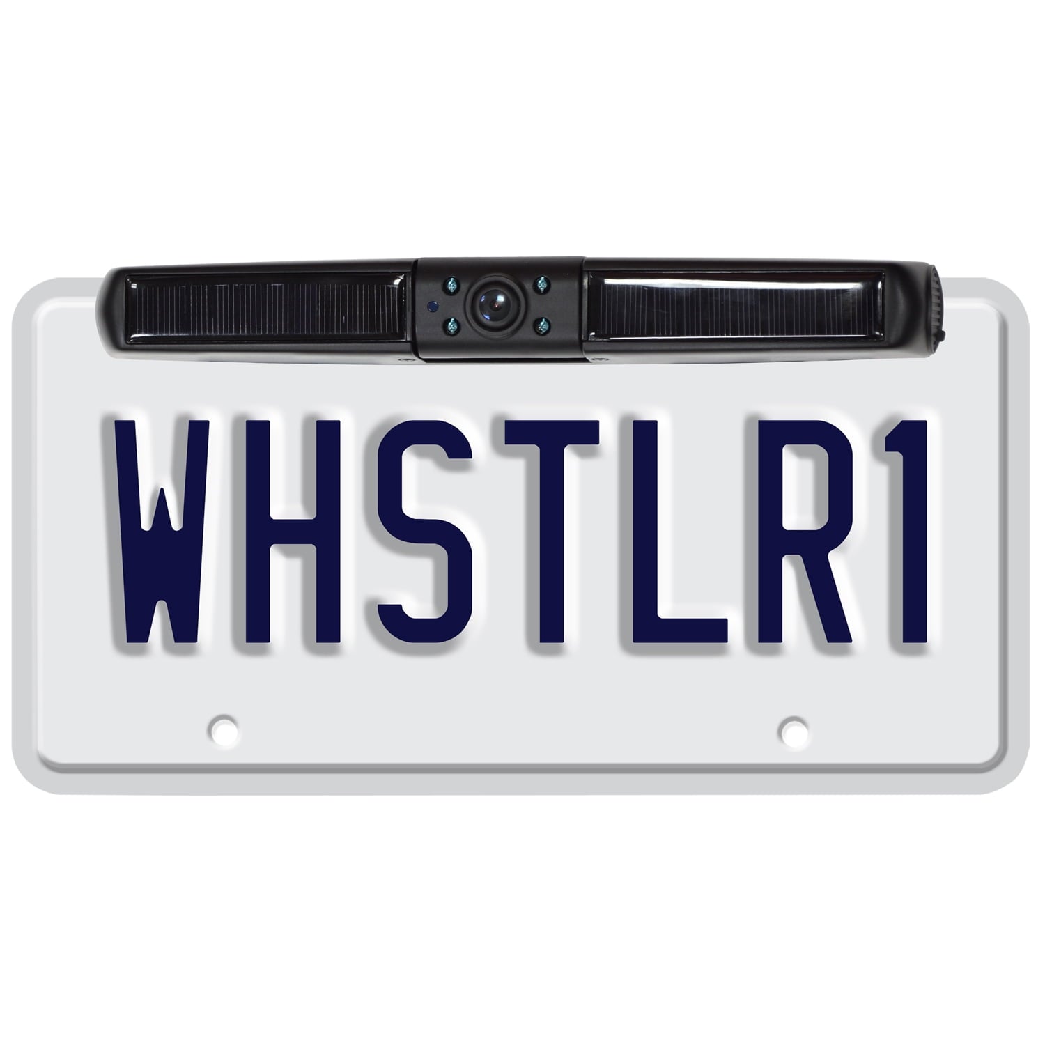 Whistler Wireless Backup Camera, WBU-800, Easy DIY Install, No Drilling or Hardwiring, 4.3" Monitor, Solar Recharging, Weather Resistant