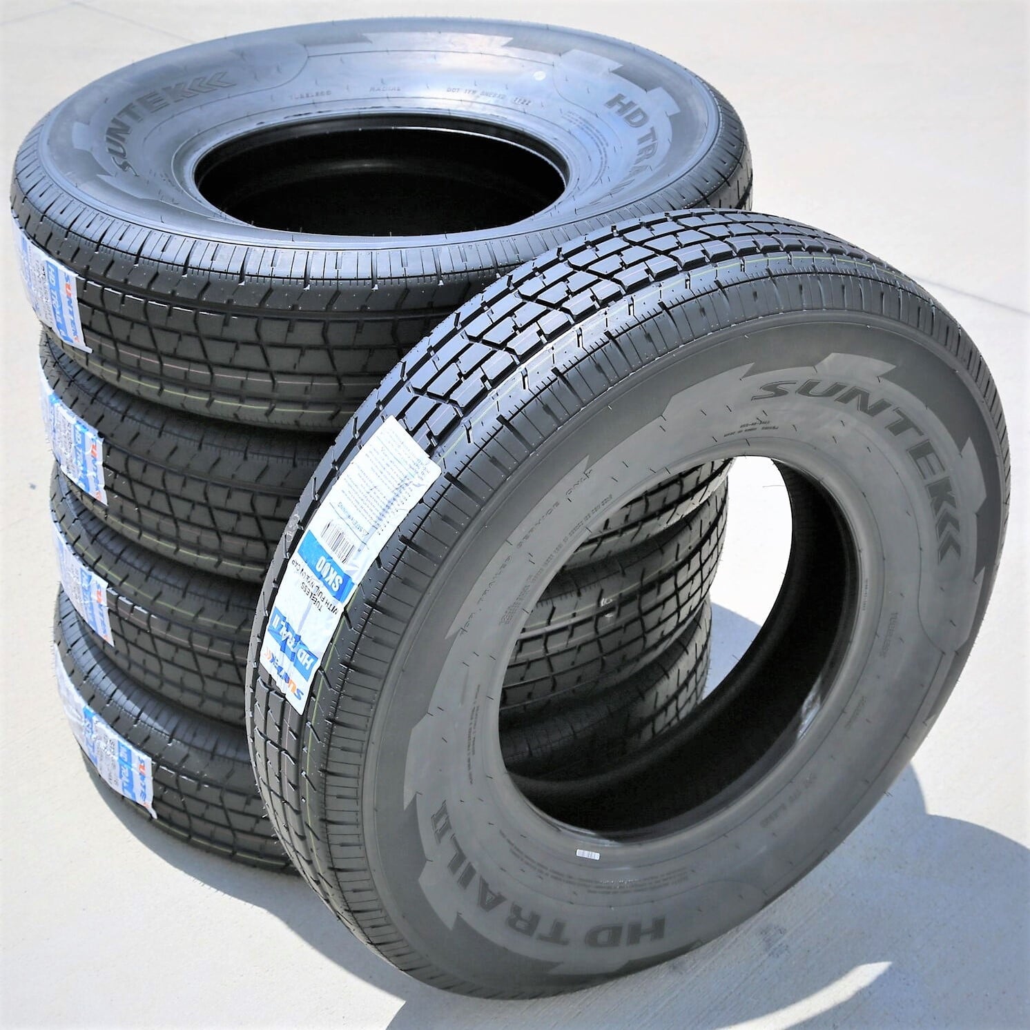 Suntek HD Trail 2 Semi Steel ST 205/75R15 Load D 8 Ply Trailer Tire