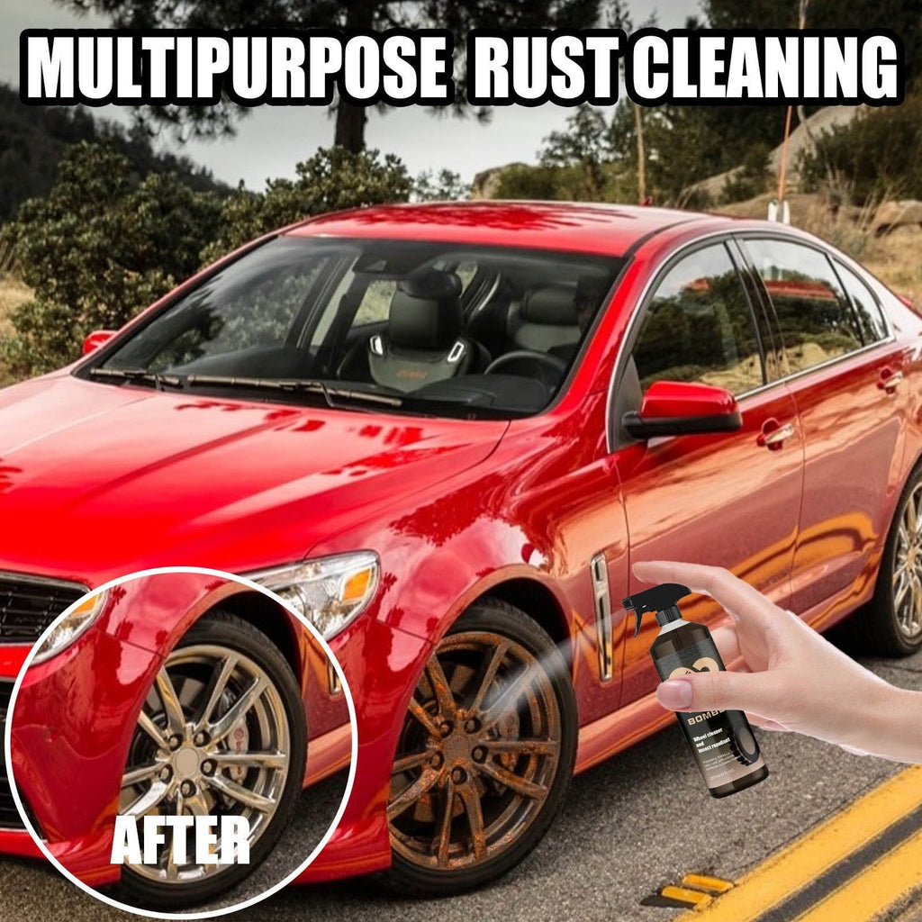 Brake Bomber Wheel Cleaner, Powerful Non-Acid Truck & Car Wheel Cleaner Spray and Bug Remover, Perfect for Cleaning Wheels and Tires, Safe on Alloy, Chrome, and Painted Wheels 120ML