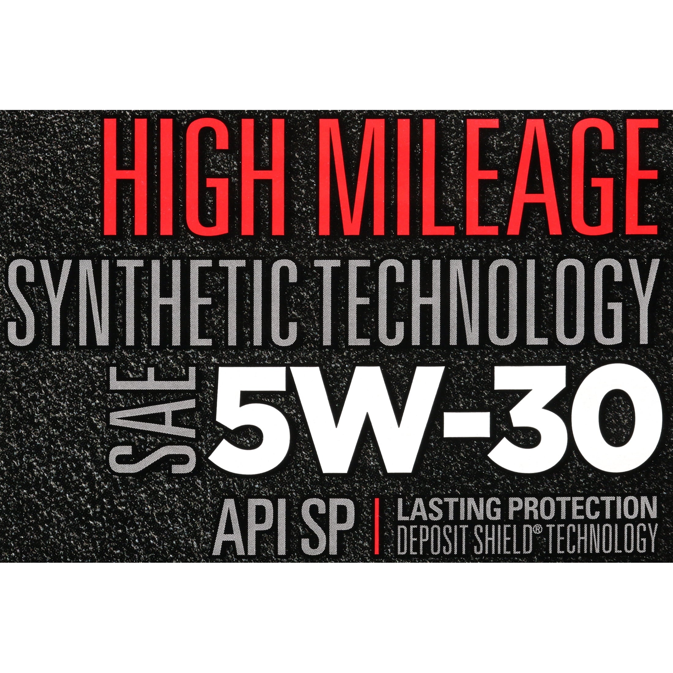 Chevron Havoline High Mileage Synthetic Technology Motor Oil 5W-30, 6 Quart Smart Change Box
