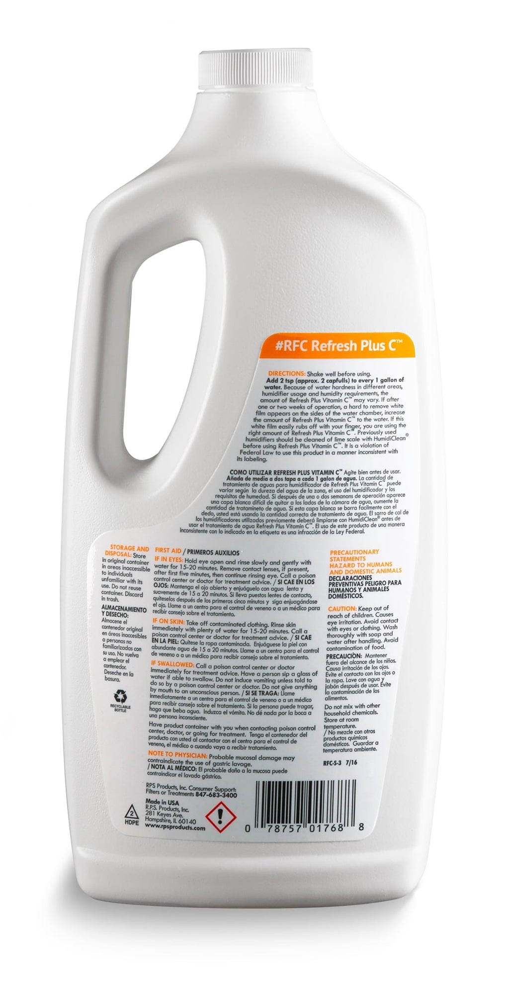 BestAir® Refresh + Vitamin C Humidifier Water Treatment, 32 fl oz for Evaporative Humidifiers