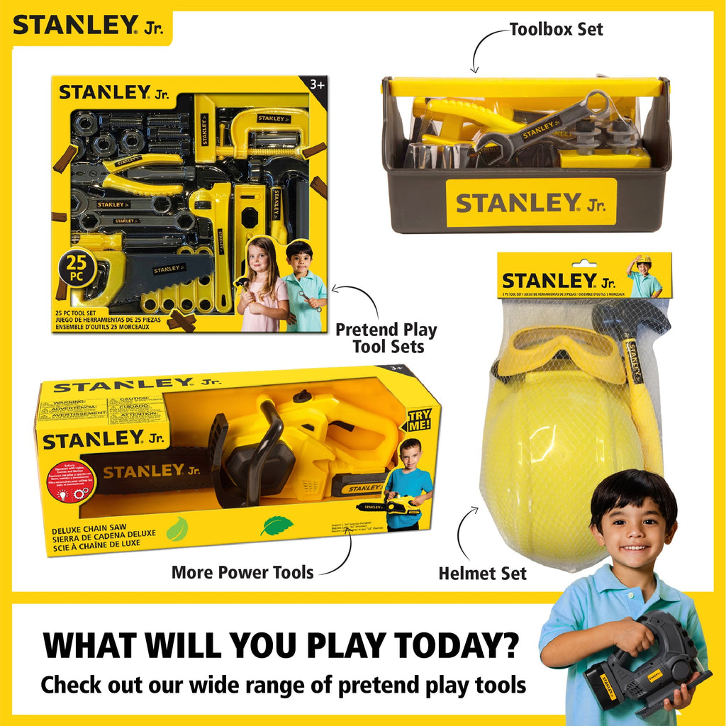 STANLEY Jr Jigsaw Toy – Carpentry Role Play For Kids – Enhance Hand And Eye Coordination – Power Tool