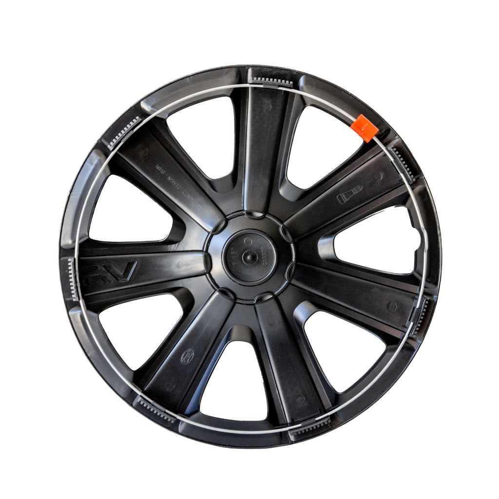 Alpena 15in VR Carbon Wheel Cover Kit Black 4 Pack, Model 58259