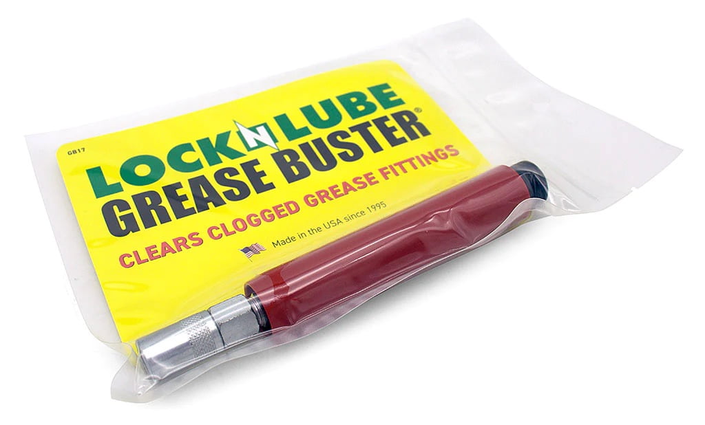Shop Size Grease Buster. Clear out clogged grease fittings.