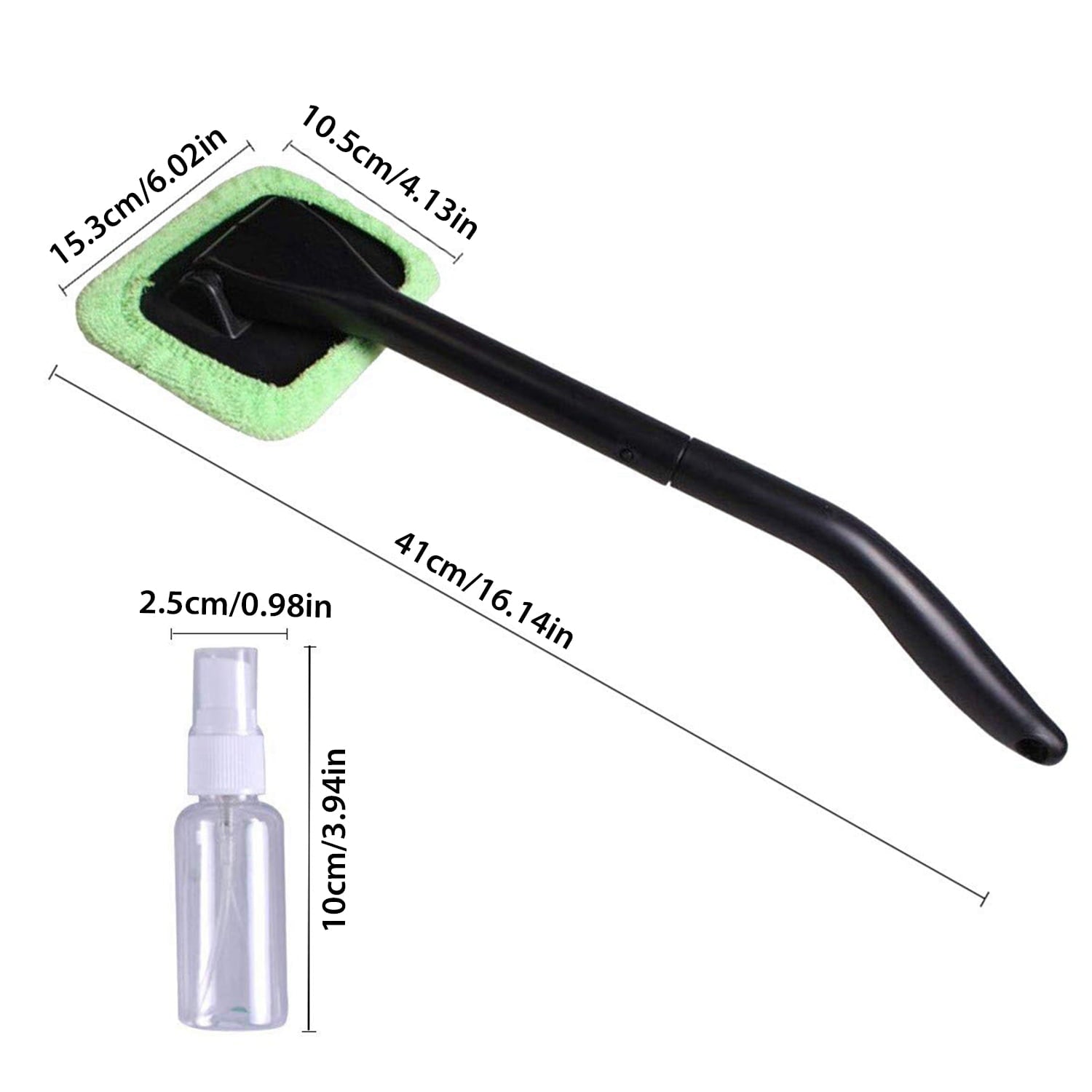 iMounTEK MicroFiber Windshield Cleaning Wiper Car Glass Window Cleaning Brush Kit Tool