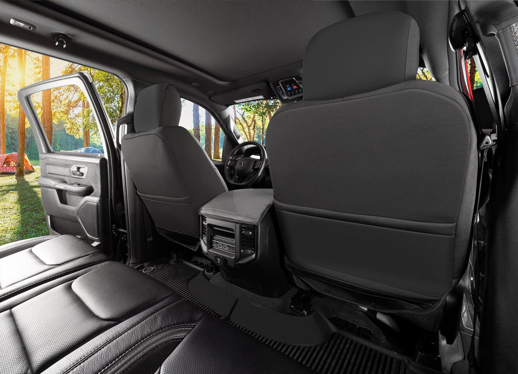 Auto Drive Custom Leather Car Seat Cover Fit for Dodge Ram 1500 2013-2019 Grey