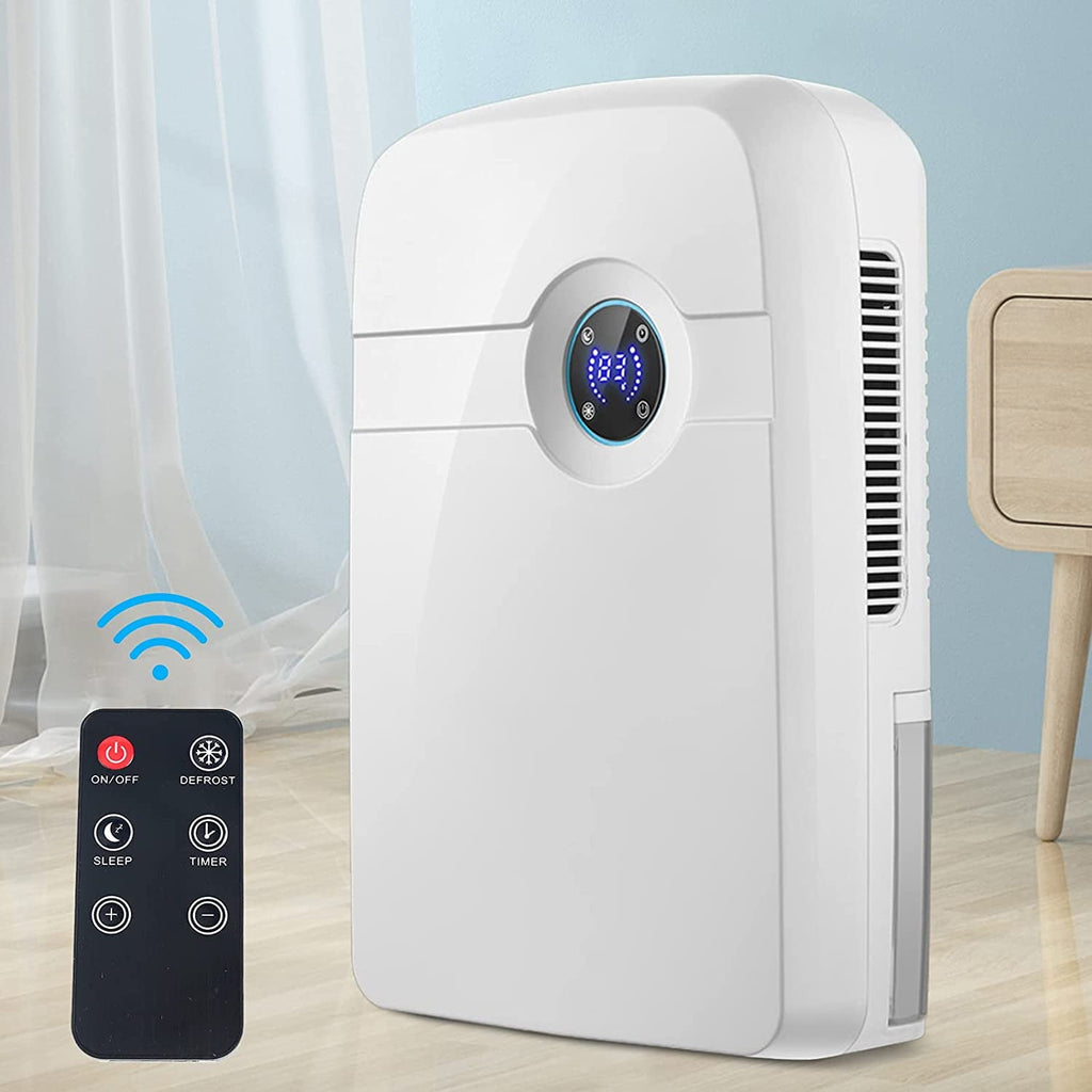 2.5L Dehumidifier Home Air Dryer Damp Moisture Free Bedroom Dehumidifier+Remote 2.5L Mini Space Dehumidifier Air Dryer Damp Moisture Free with Timing Function Dehumidifier Air Dryer