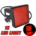 2" Cars Trailer Hitch Cover Light Led Brake Rear Stop Indicator Light Trailer Parts Red