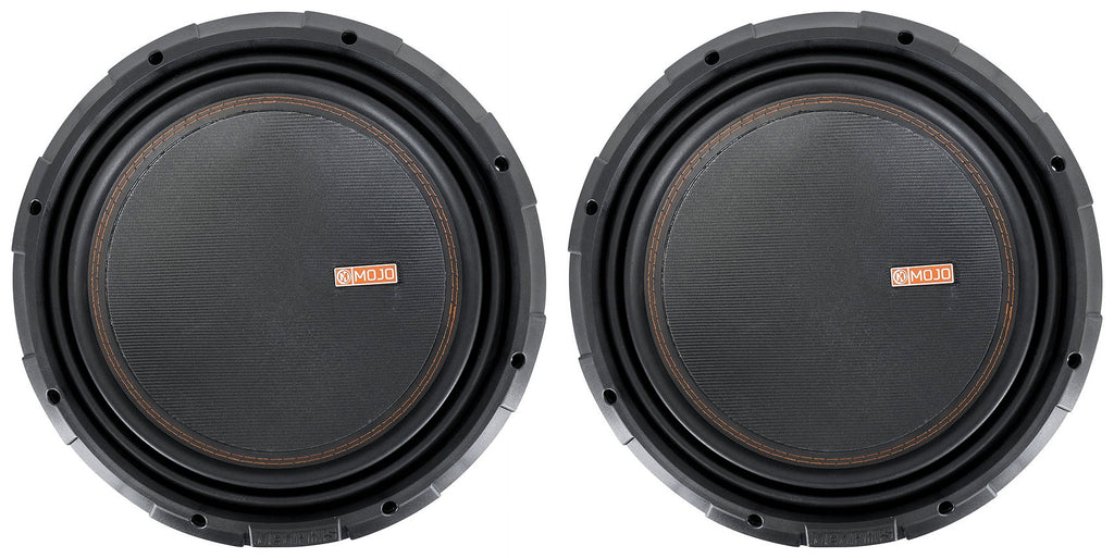 2 Memphis Audio MOJO 1212 12" 3000 Watt Competition Car Subwoofers Subs MOJO1212