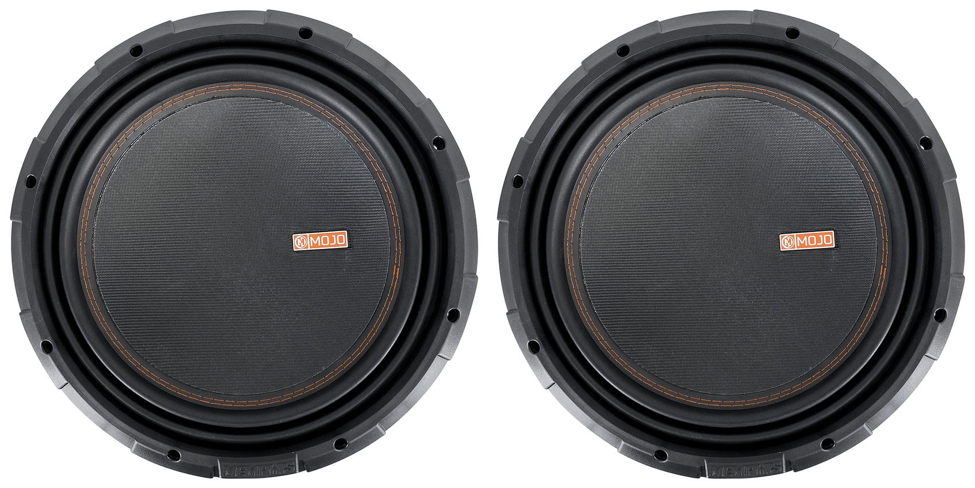 2 Memphis Audio MOJO 1212 12" 3000 Watt Competition Car Subwoofers Subs MOJO1212