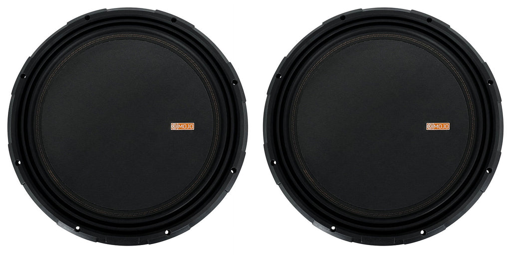 2 Memphis Audio MOJO 1512 15" 3000 Watt Competition Car Subwoofers Subs MOJO1512