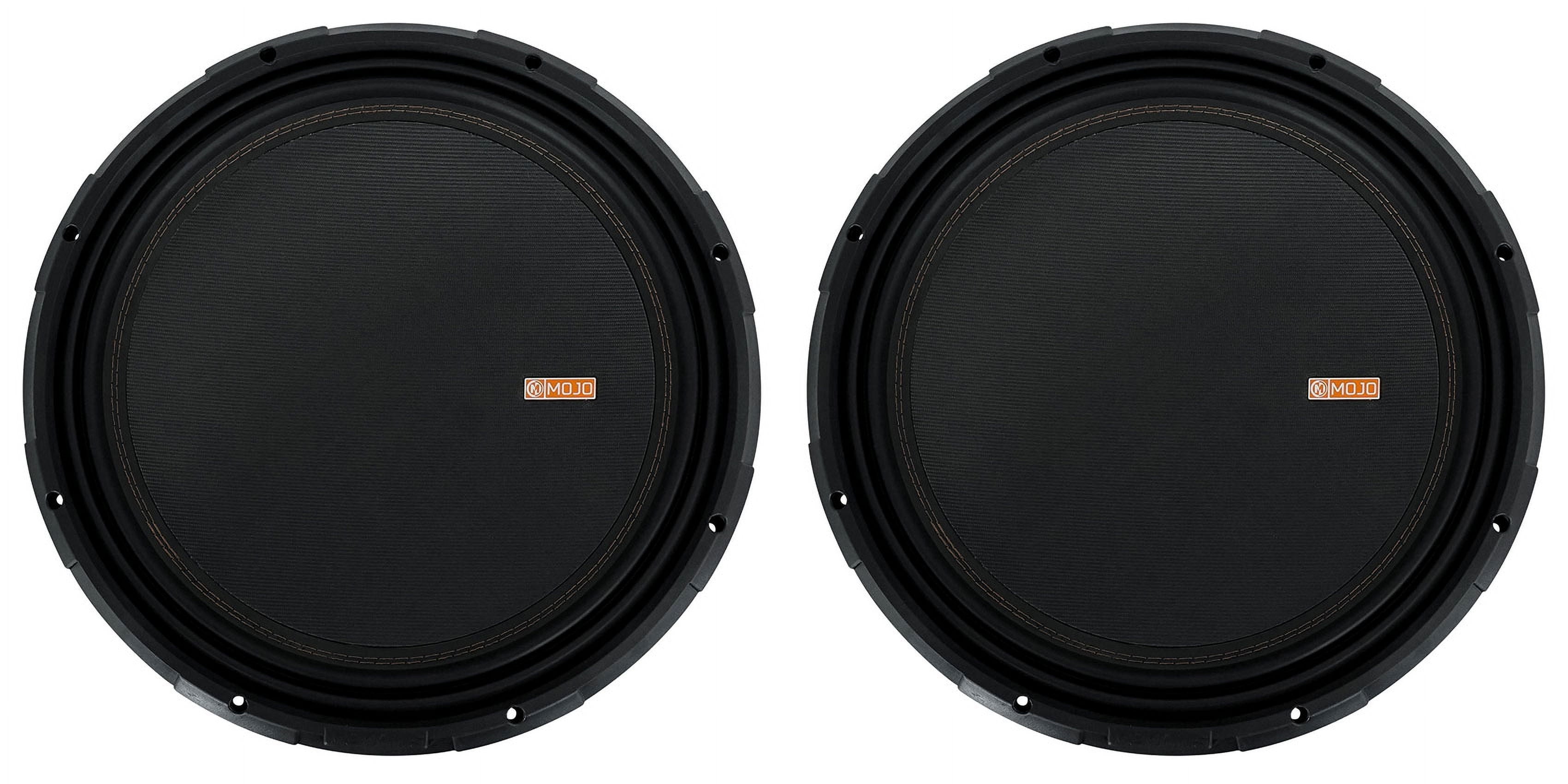2 Memphis Audio MOJO 1512 15" 3000 Watt Competition Car Subwoofers Subs MOJO1512