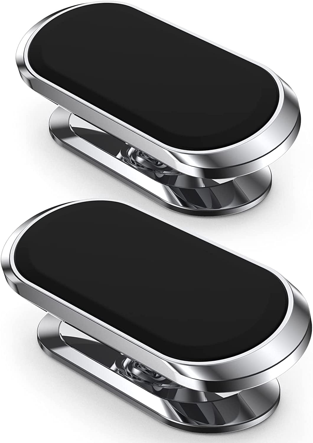[2 Pack] Magnetic Phone Holder for Car[Upgrade Magnet] Phone Mount for Car,Car Phone Holder Mount 360 Adjustable, Dashboard Car Mount Fits Samsung iPhone etc All Smartphones