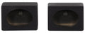 (2) Rockville RS6x9BL 6x9" Wedge Sealed Car Speaker Box Enclosures w/Bedliner