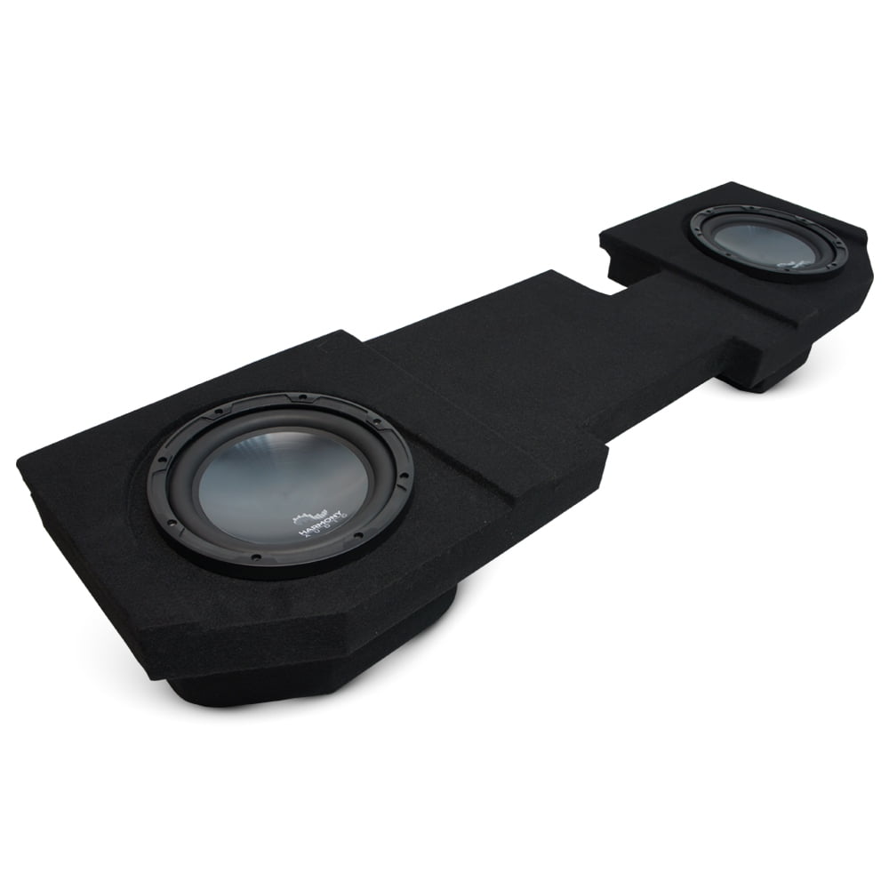 2002-2015 Fits Dodge Ram Quad or Crew Harmony R124 Dual 12" Sub Box Enclosure