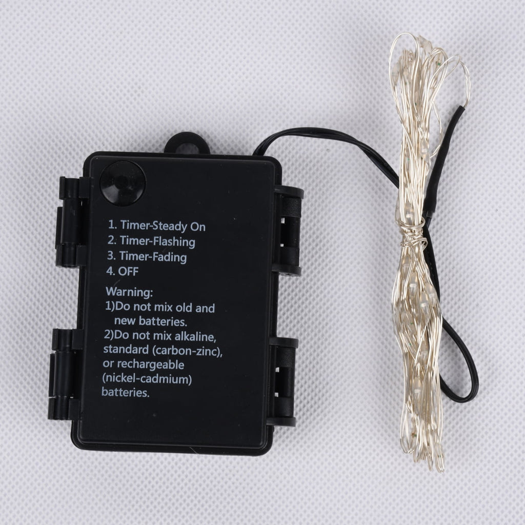 Auto Drive 1.5 Volts Battery Operated 12FT 36CT LED Blue Micro Wire Light 1 Pack for RV