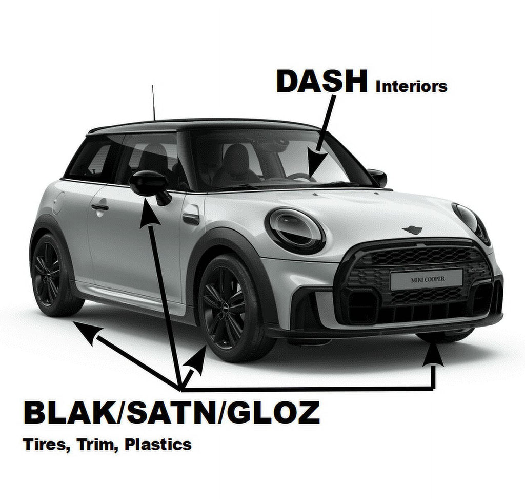 BLAK – Ceramic Hybrid Protectant, Restoration Treatment, Faded Plastic, Vinyl, Tires, Motorcycle- and Golf Cart-Dry-Seal-Safe!