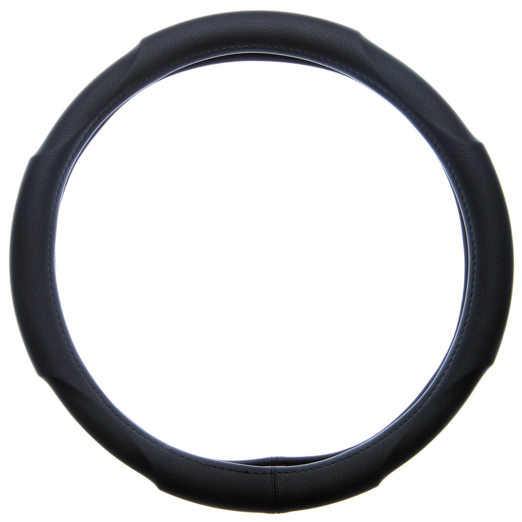 Custom Accessories Contour-Grip Steering Wheel Cover, Black
