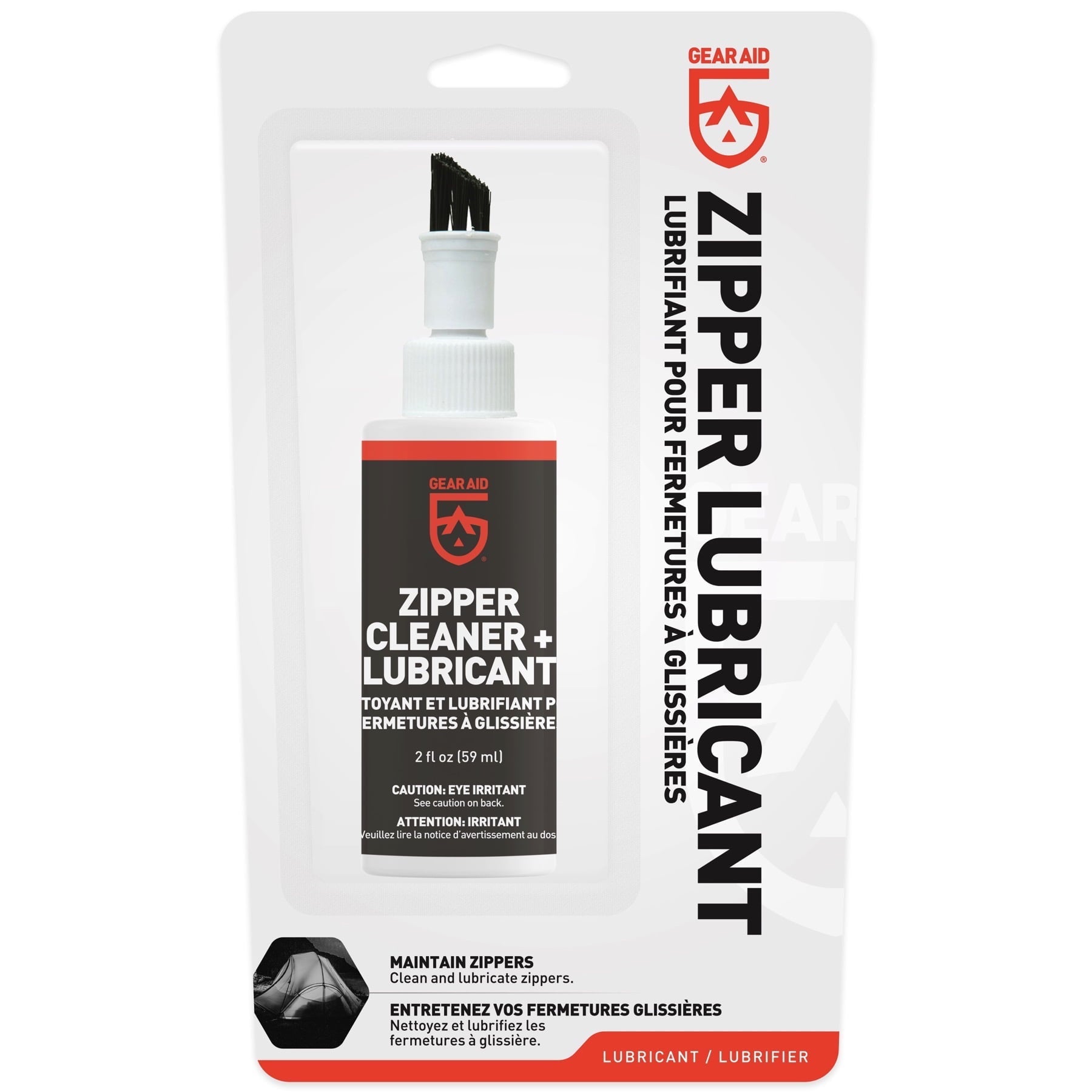 Gear Aid 2 oz. Zipper Cleaner and Lubricant - 2-Pack
