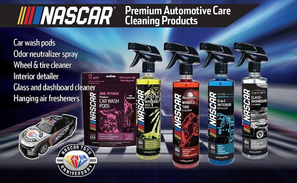 NASCAR - SUD Attack Car Wash Pods - Foaming Car Wash Soap (Works with Foam Cannons, Foam Guns or Bucket Washes) Safe for Cars, Trucks, Motorcycles, RVs & More