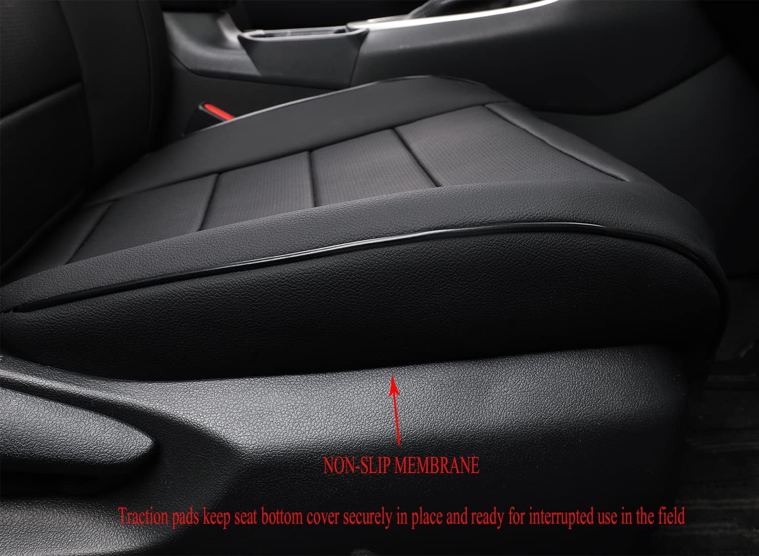 EKR Custom Fit Cross Car Seat Covers for Toyota Corolla Cross L,LE,XLE 2021 2022 2023 2024 - Full Set Leather(Black)