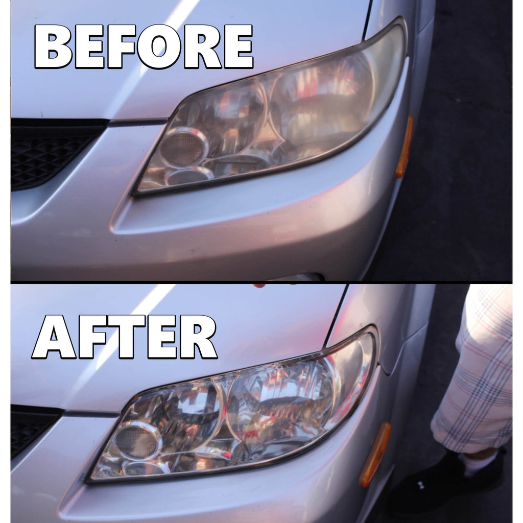 CLT Headlight Restoration Kit, Headlight Lens Cleaning Wipes