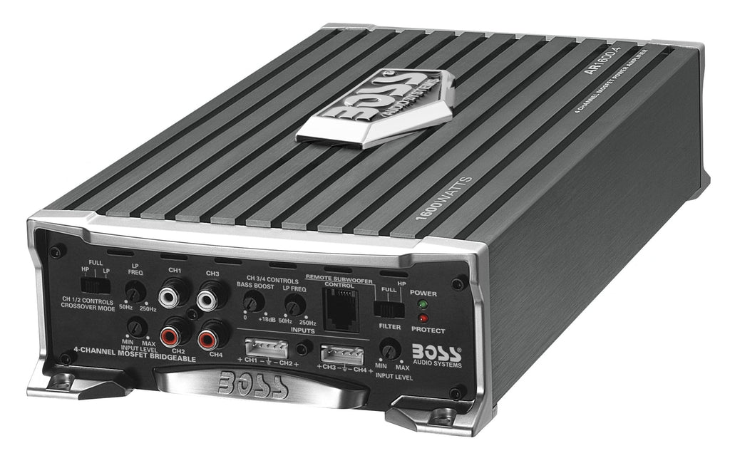 BOSS Audio Systems AR1600.4 4 Channel Car Amplifier, 1600 Watts, Mosfet Power