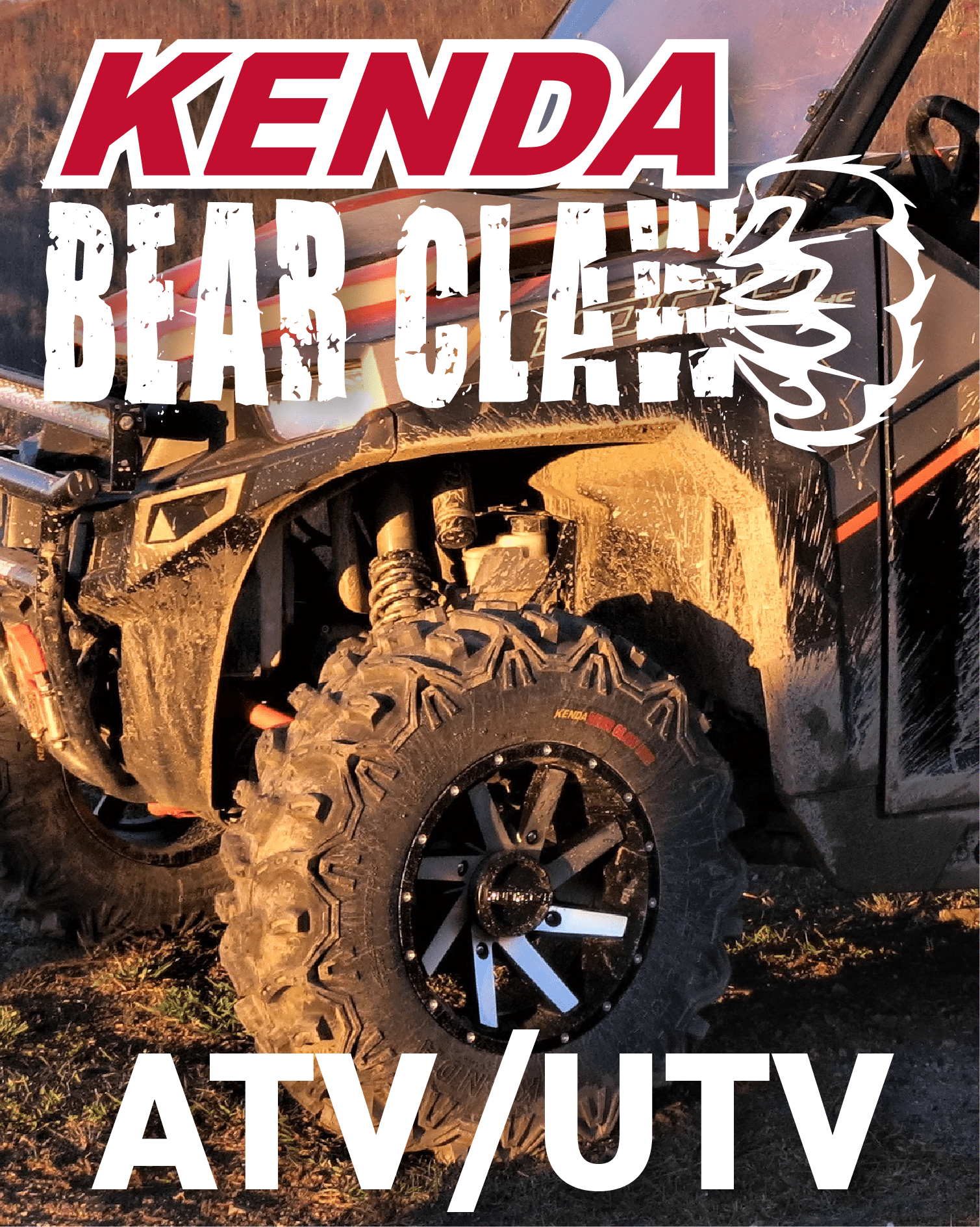 Kenda Bear Claw EX K573 22x8-10 F 22x11-10 R ATV 6 PLY Tires Bearclaw 22x8x10 22x11x10 (4 Pack)