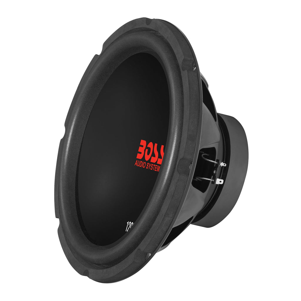 BOSS Audio Systems CXX124DVC Chaos Exxtreme Series 12 inch Car Audio Subwoofer - 1200 Watts Max, Dual 4 Ohm Voice Coil, for Truck, Boxes and Enclosures, Use With Amplifier