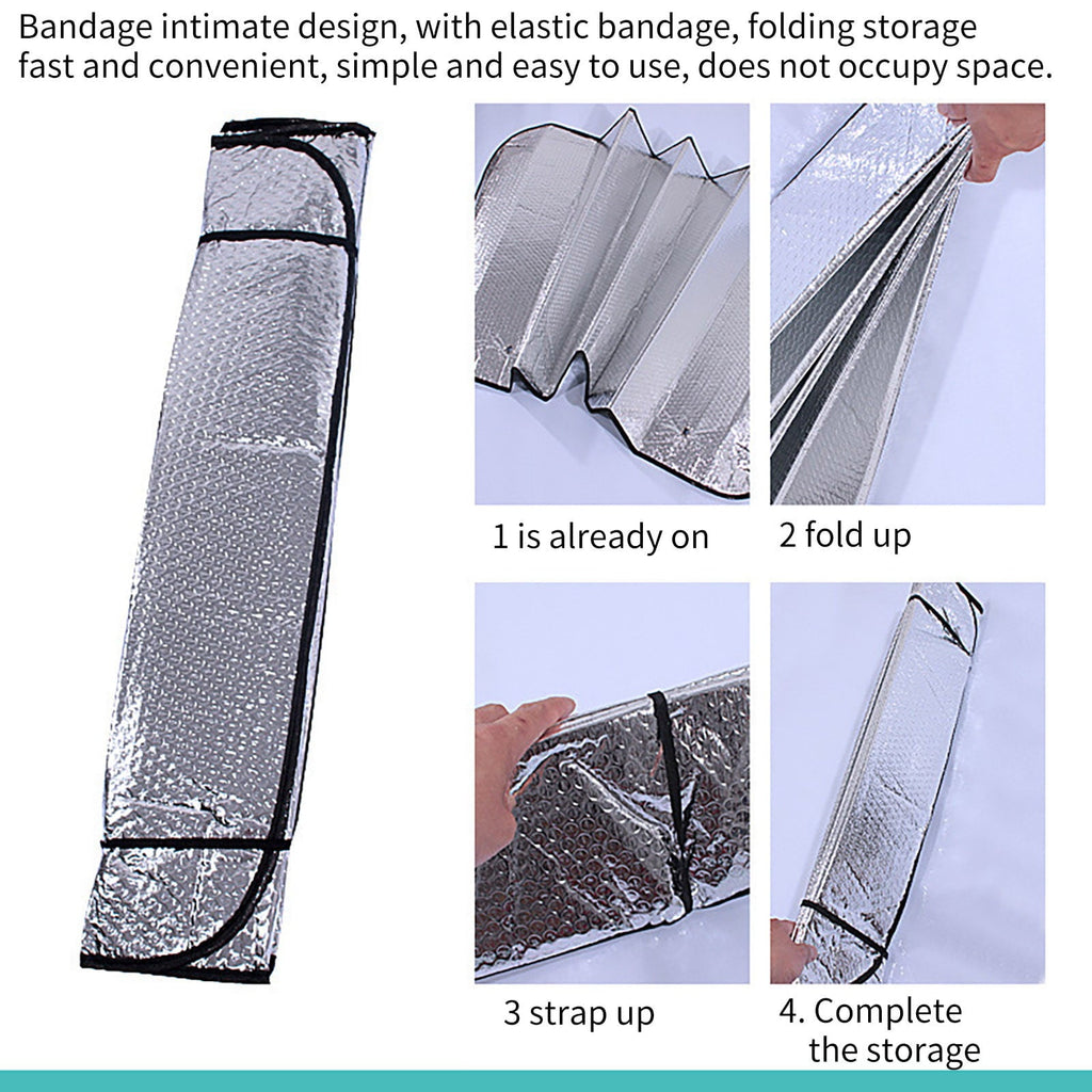 Ouneed Front Windshield Sunshade For Car Truck SUV-Blocks UV Rays Sun Visor Protector
