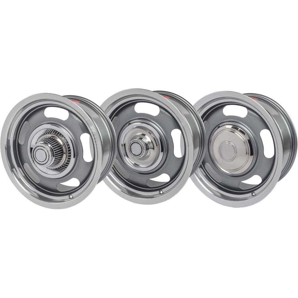 JEGS 681282 Stainless Steel Trim Ring Fits JEGS 15 in. x 8 in. Rally Wheels 3 in