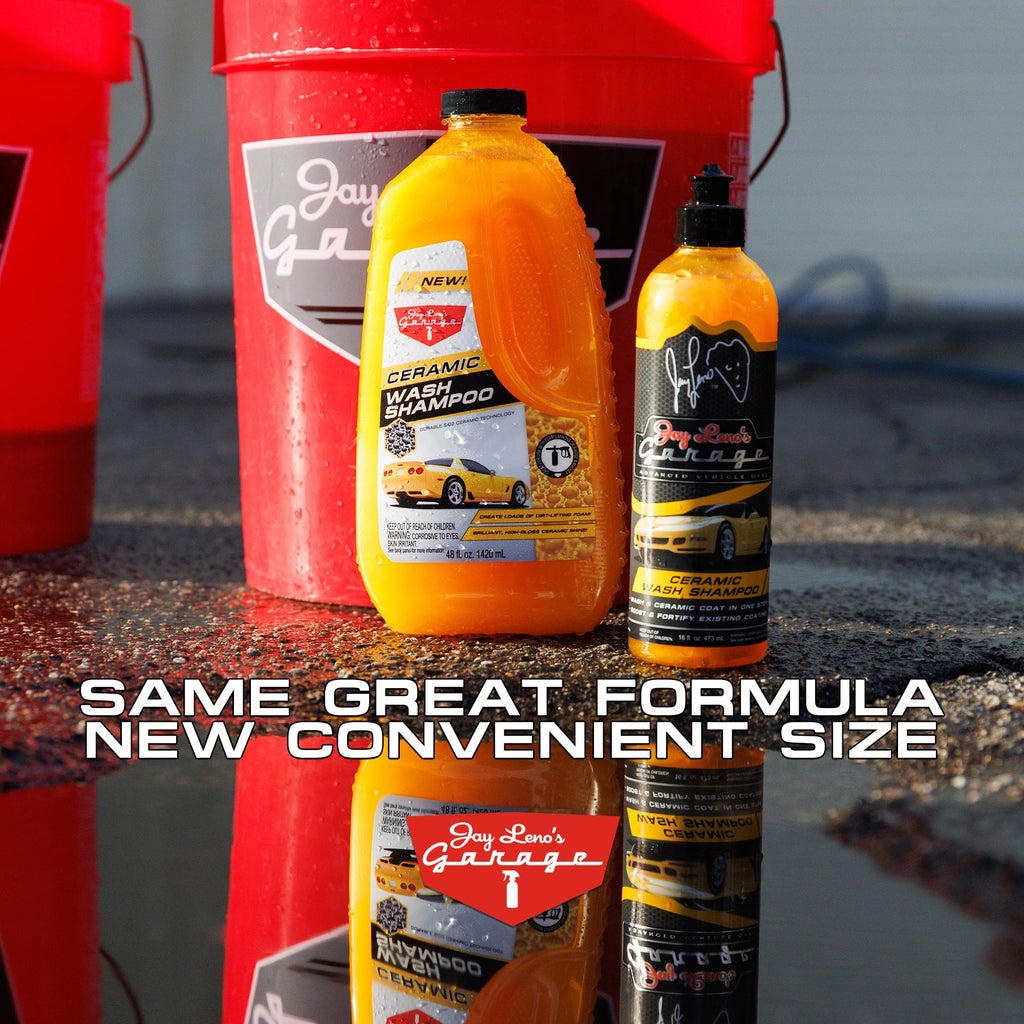 Jay Leno's Garage Ceramic Wash Shampoo (48 oz) - Clean, Protect & Boost Shine