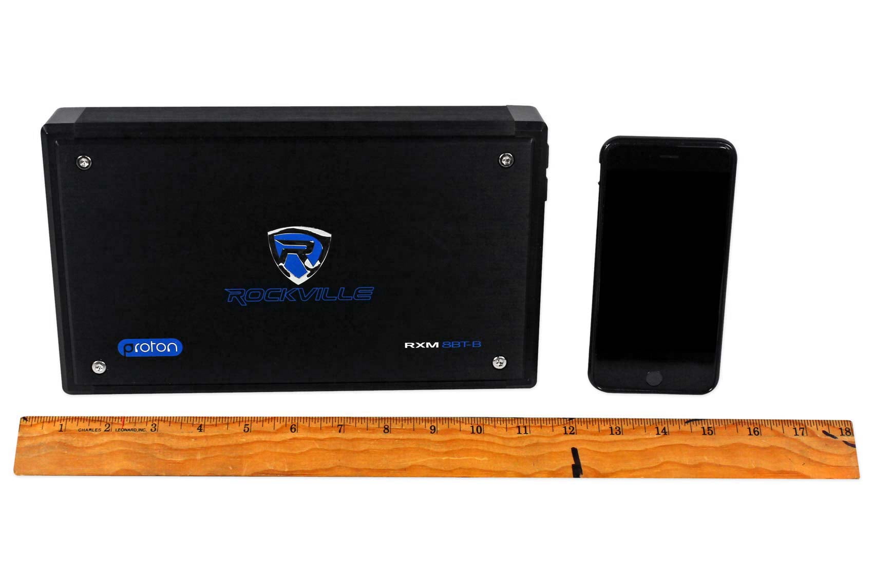 Rockville RXM8BTB 8 Channel 1500 Watt Bluetooth Car Stereo Amplifier Amp