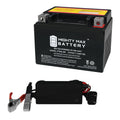 YTX4L-BS SLA Replaces RideOn Mower ATV Quad Buggy + 12V 1Amp Charger