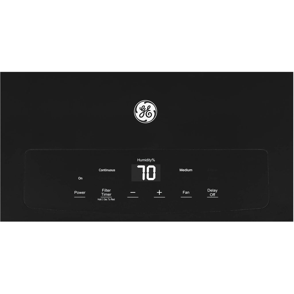 Restored GE Appliances 70-Pint Energy Star Dehumidifier, ADEW70LW, Black (Refurbished)