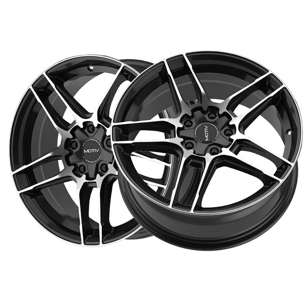 Motiv 18x7.5 5X100 434MB Matic Black Wheel Rim