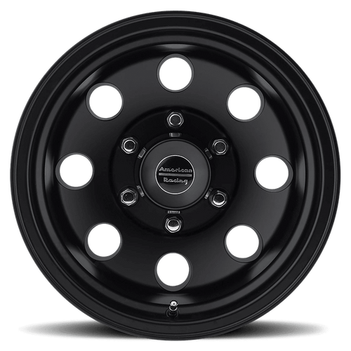 American Racing Aluminum Rim AR172 BAJA 15X7in Satin Black Finish, AR1725783B